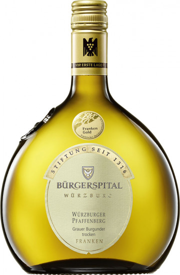 2022 Würzburger Pfaffenberg Grauer Burgunder VDP.ERSTE LAGE trocken - Weingut Bürgerspital Würzburg