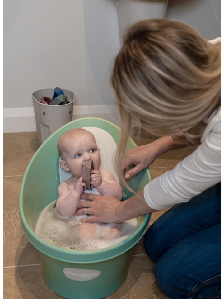 Shnuggle Babybadewanne eucalyptus / hellgrau günstig kaufen onesize