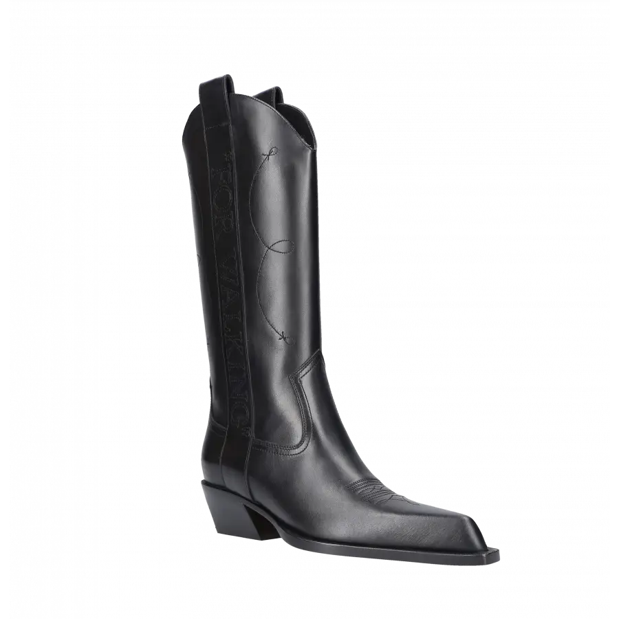 Off-White - Stiefeletten FOR WALKING TEXAN Kalbsleder - schwarz