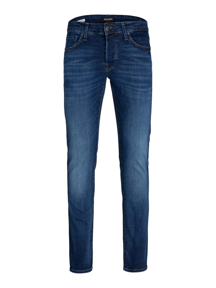 Jack & Jones Slim Fit Jeans Denim Hose JJIGLENN JJICON in Blau günstig kaufen