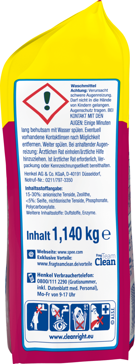 Colorwaschmittel Megaperls, 19 Wl