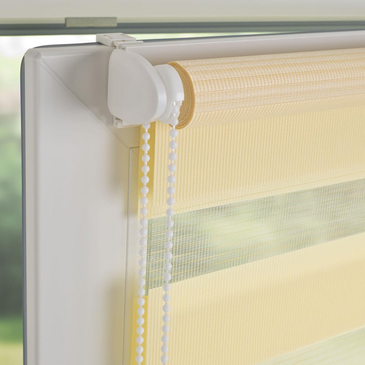 Bella Casa Klemmfix Duo-Rollo 70 x 210 cm lemon yellow
