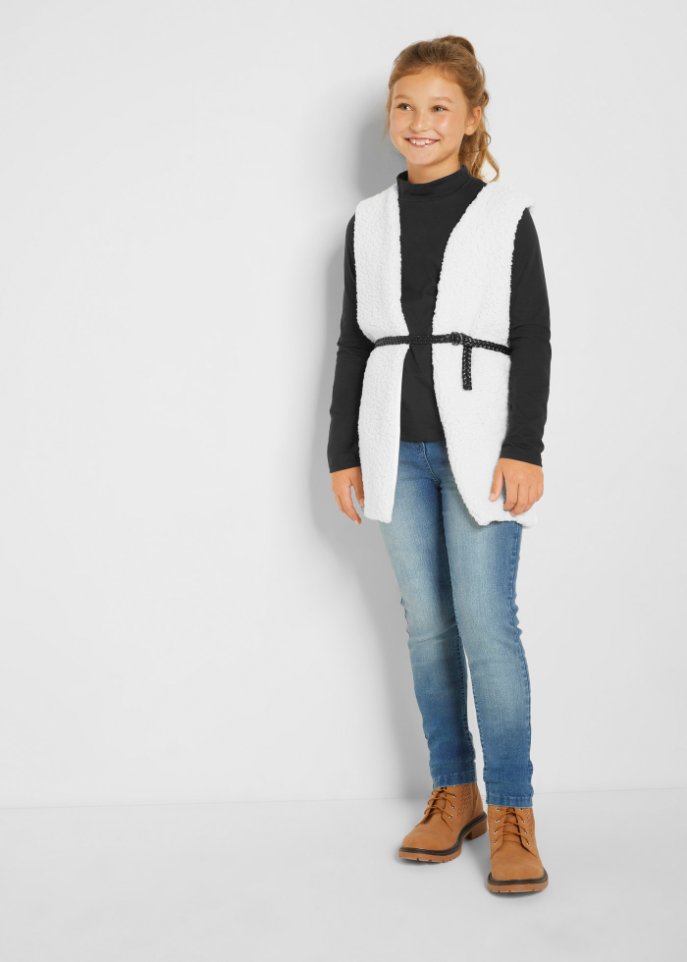 Mädchen Rollkragen-Shirt (2er-Pack) Bio-Baumwolle