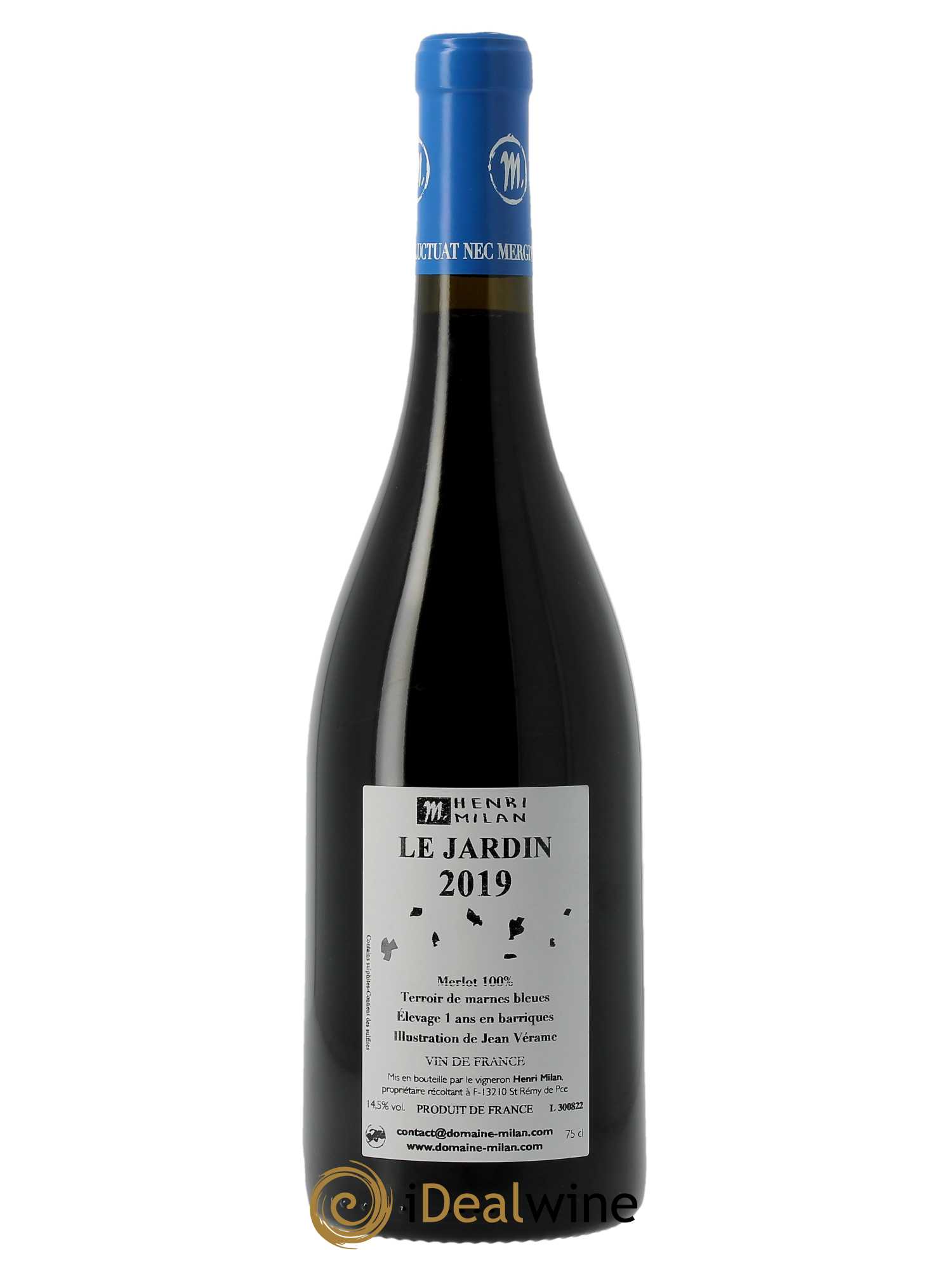 Vin de France Le Jardin Henri Milan  2019 - Lot de 1 Bouteille
