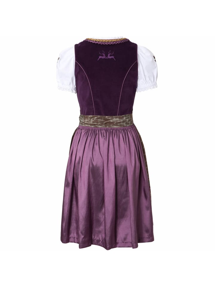 Wiesnkönig Dirndl Sarina in Lila günstig kaufen