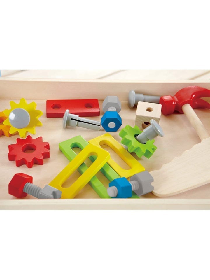 Hape  Meister-Werkbank mit großem Zubehör-Set in bunt günstig kaufen onesize