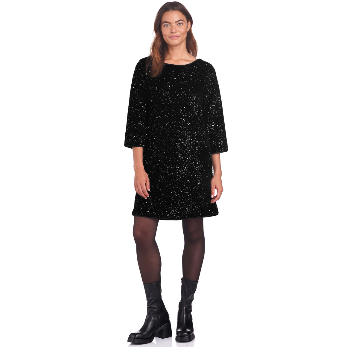 Damen Paillettenkleid mit Reißverschluss