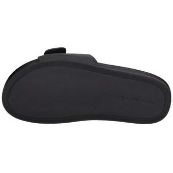 Tommy Hilfiger TH Hardware Leather Flat Sanda in schwarz