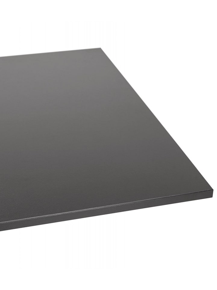 KADIMA DESIGN Esstisch Holz Metall Schwarz | Rechteckiger Besprechungstisch AUSTIN günstig kaufen onesize