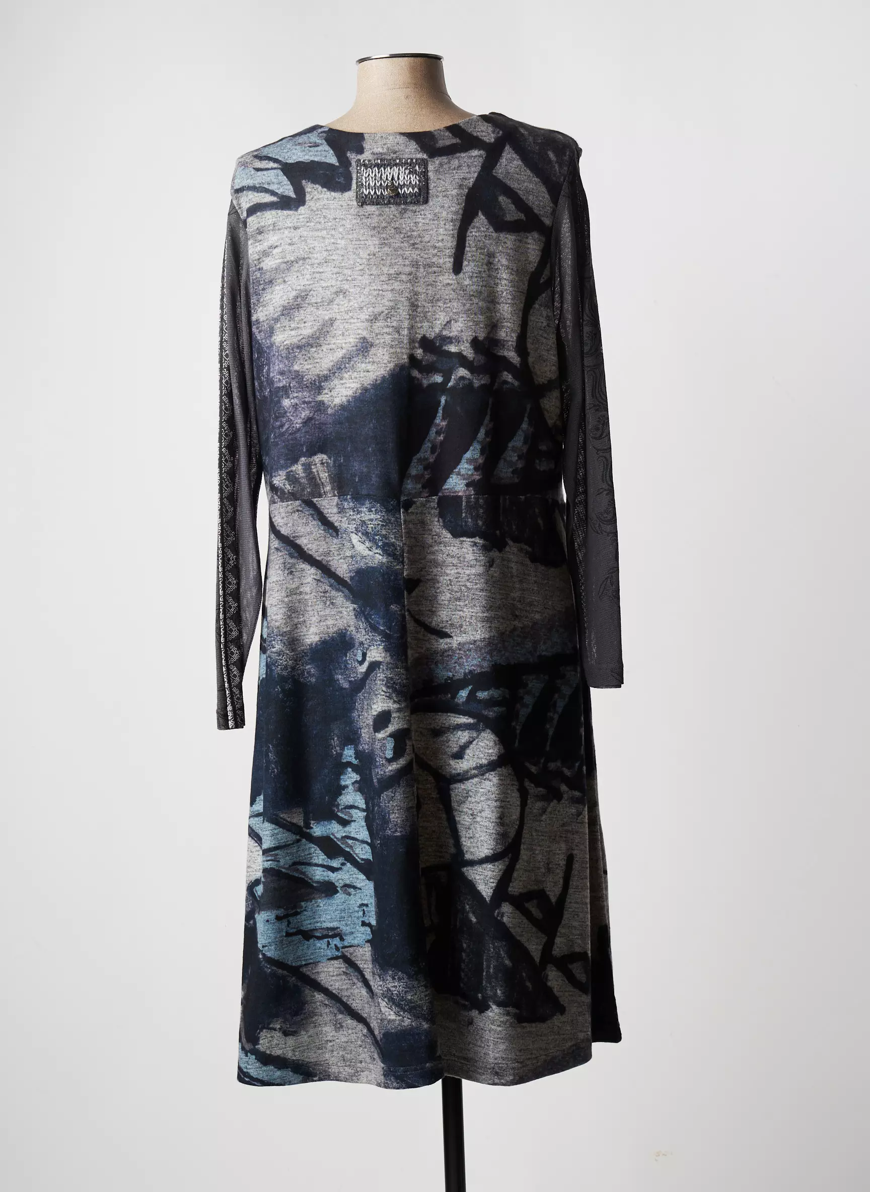 No Secret Robes Mi Longues Femme couleur bleu