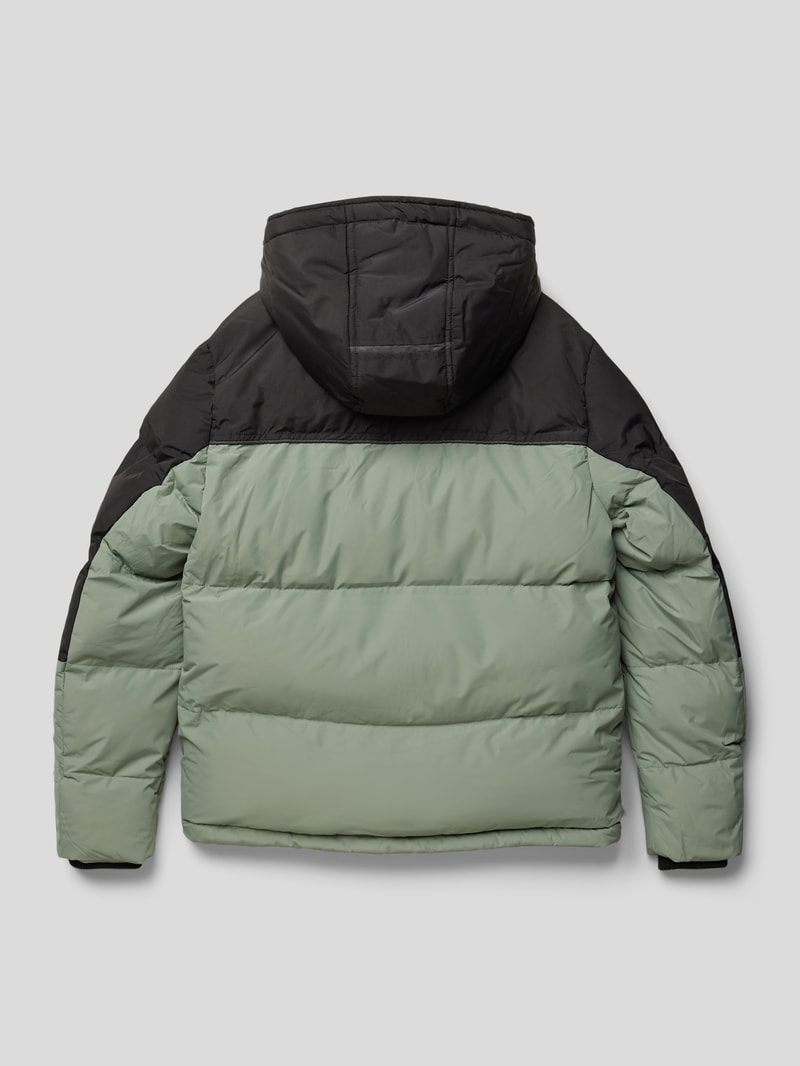 Steppjacke mit Kapuze in schilf