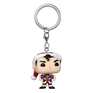 DC Comics Holiday 2022 Pocket POP! Vinyl Schlüsselanhänger 4 cm Superman