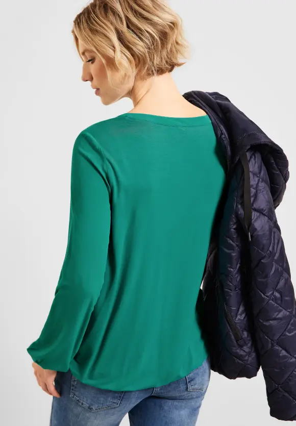CECIL Materialmix Bluse