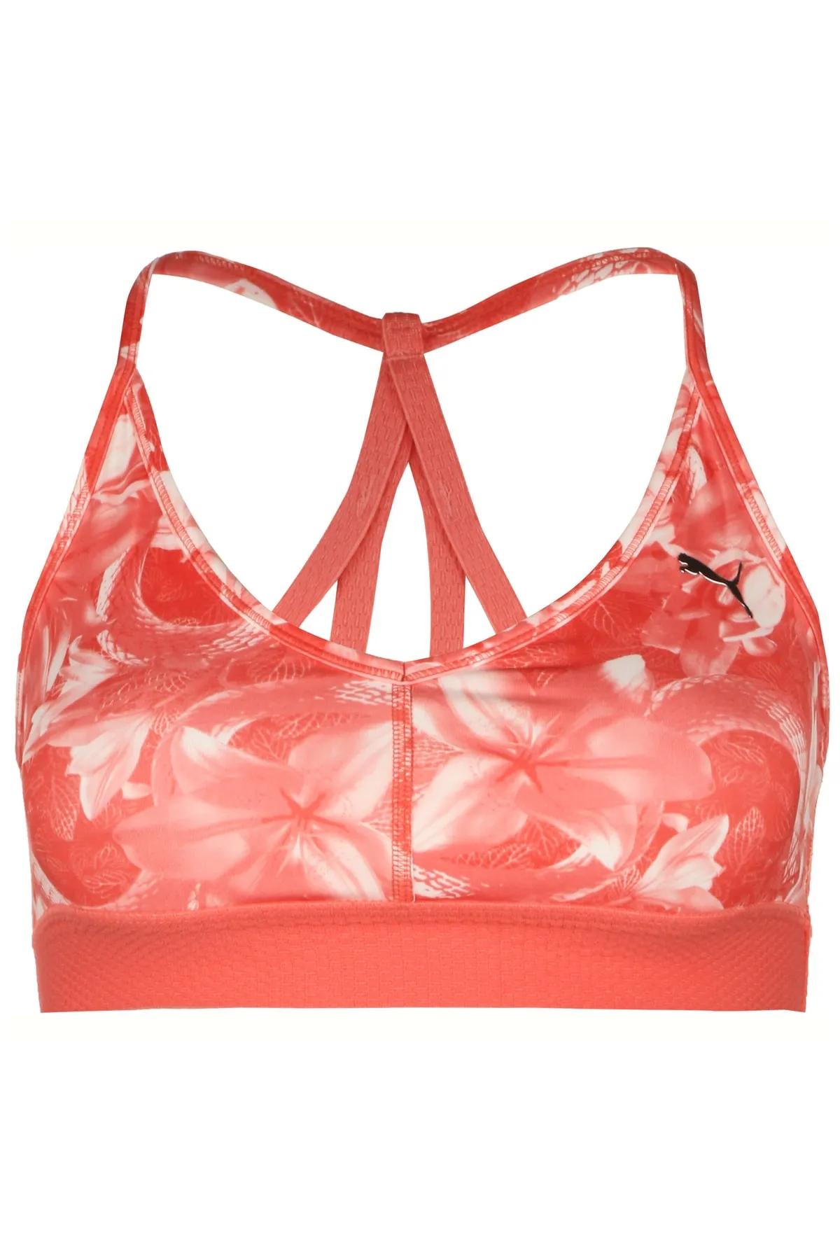 Puma  Sport-BH - Orange - Strukturiert