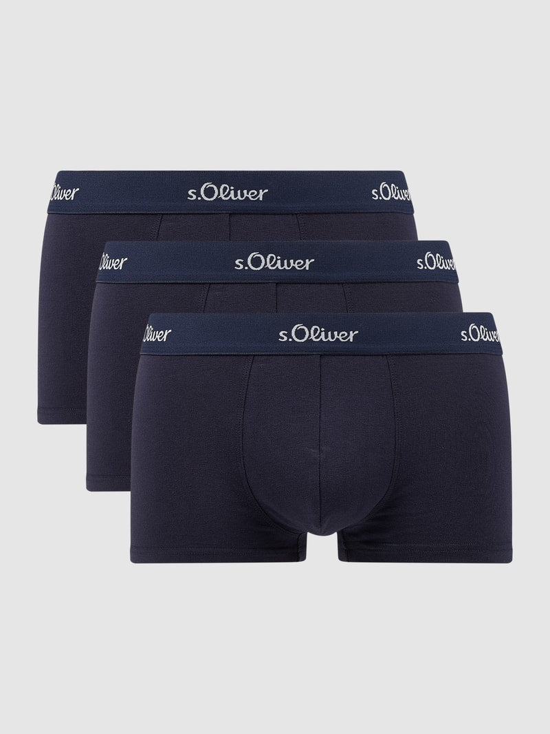 Trunks mit Stretch-Anteil im 3er-Pack in dunkelblau