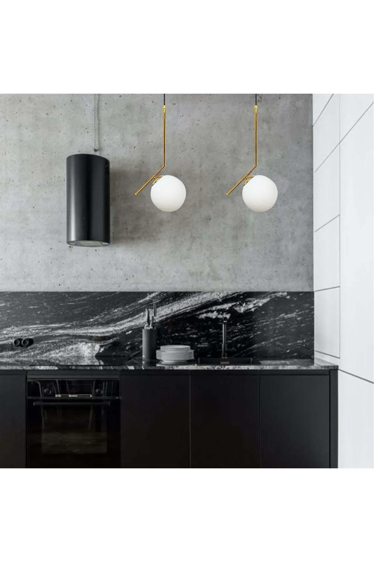 Bamyum  Hängelampe Glas & Metall Hängelampe & Deckenlampe Hängelampe Pendelleuchte