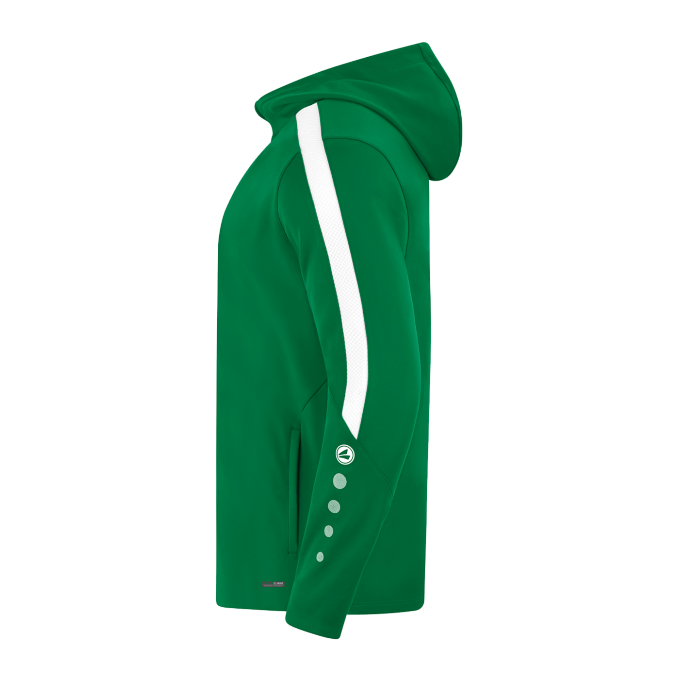 JAKO Power Kapuzenjacke Kids Grün Weiss F200