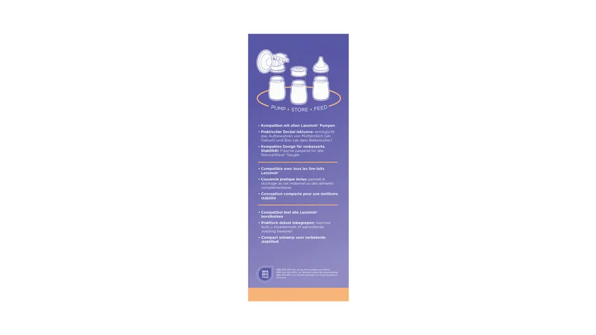 Lansinoh® Babyflasche & NaturalWave® Sauger
