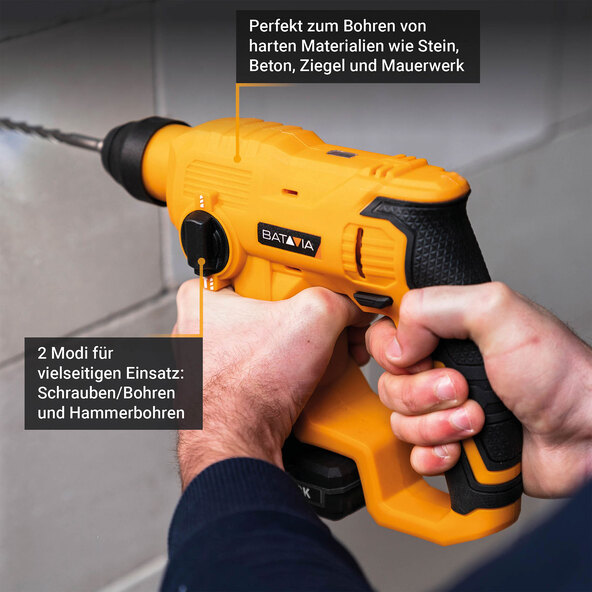 12V Akku-Bohrhammer, ohne Akku und Ladegerät