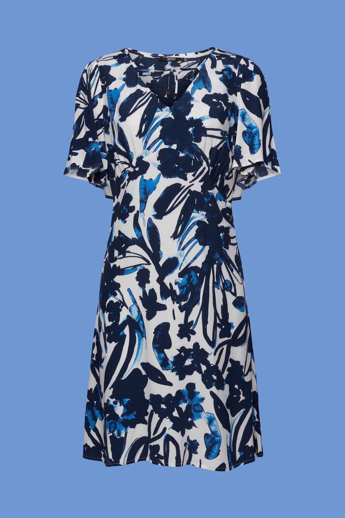 Gemustertes Minikleid, LENZING™ECOVERO™