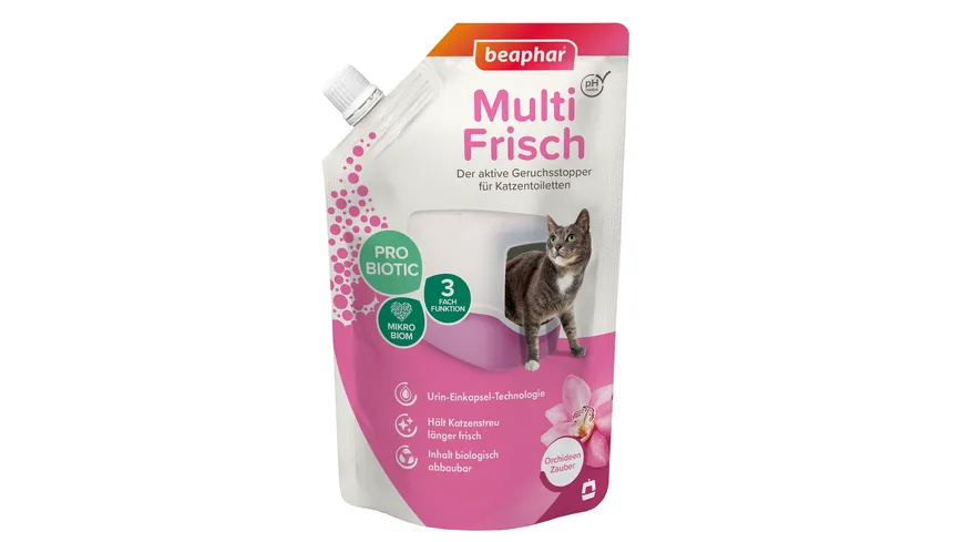 beaphar Katzenhygiene Multi Frisch Orchidee Geruchsstopper 400 g