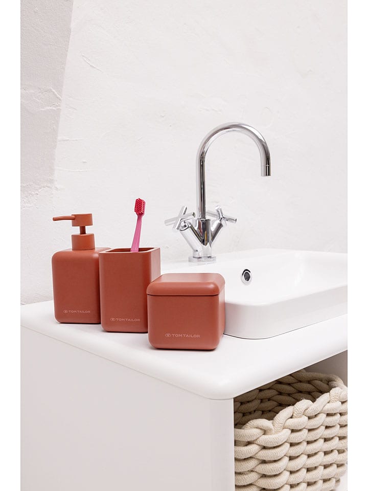 Tom Tailor 2er-Set: Aufbewahrungsdosen in Rot - (B)8,5 x (H)7,7 x (T)8,5 cm günstig kaufen onesize