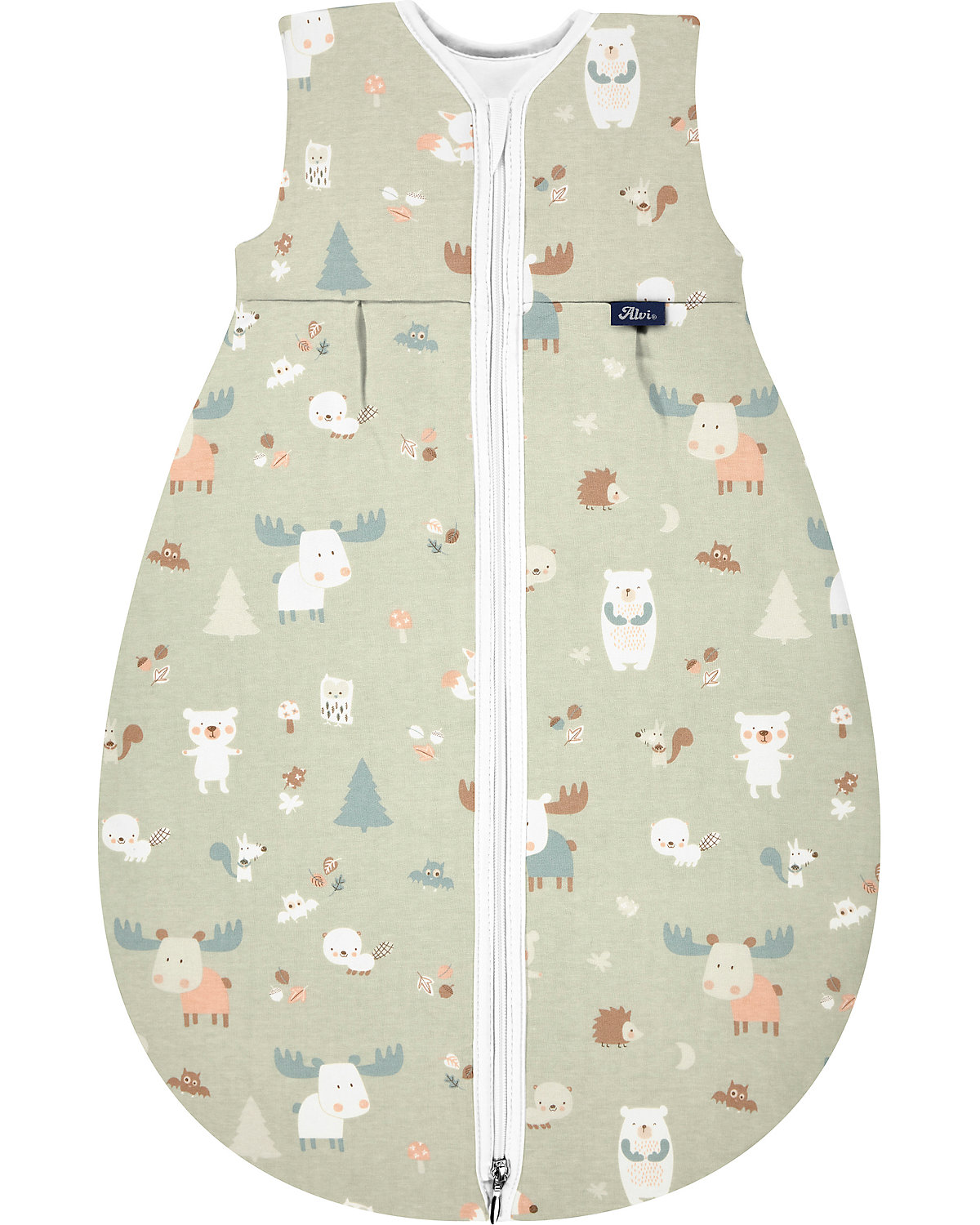 Kugelschlafsack Mäxchen Thermo - TOG 3,0 - Baby Forest, 70 cm