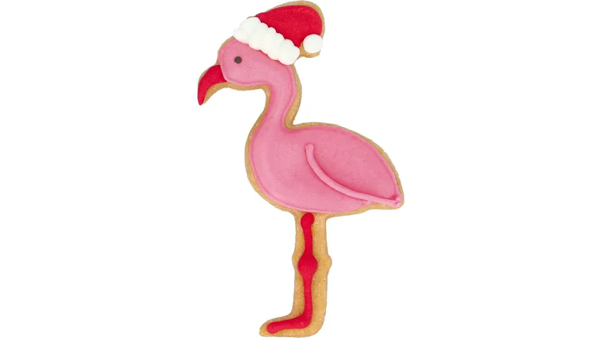 RBV BIRKMANN Ausstechform Weihnachtsflamingo 10cm