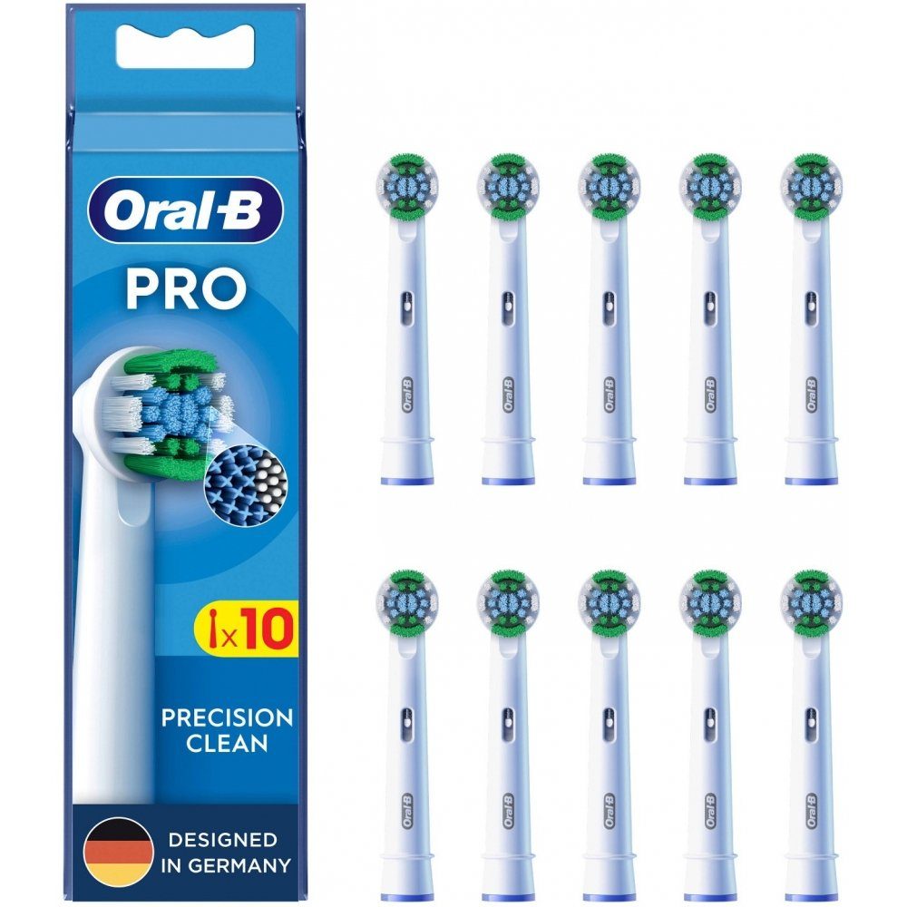 Oral-B Aufsteckbürsten Pro Precision Clean 10er - Aufsteckbürsten - weiß
