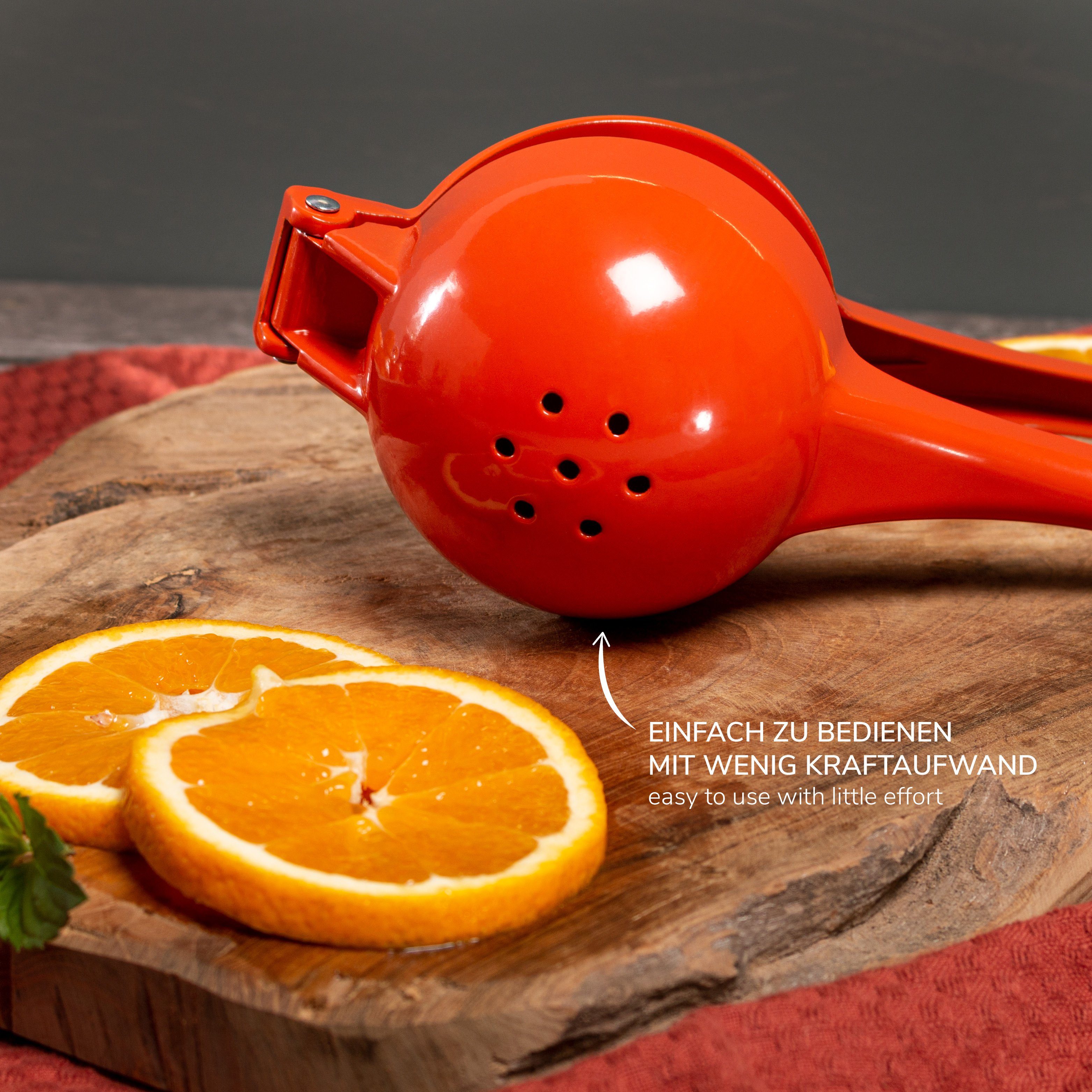bremermann Zitruspresse bremermann Orangenpresse / aus Zink / für bis zu ca. Ø 8,5 cm große, 2 W, für Orangen