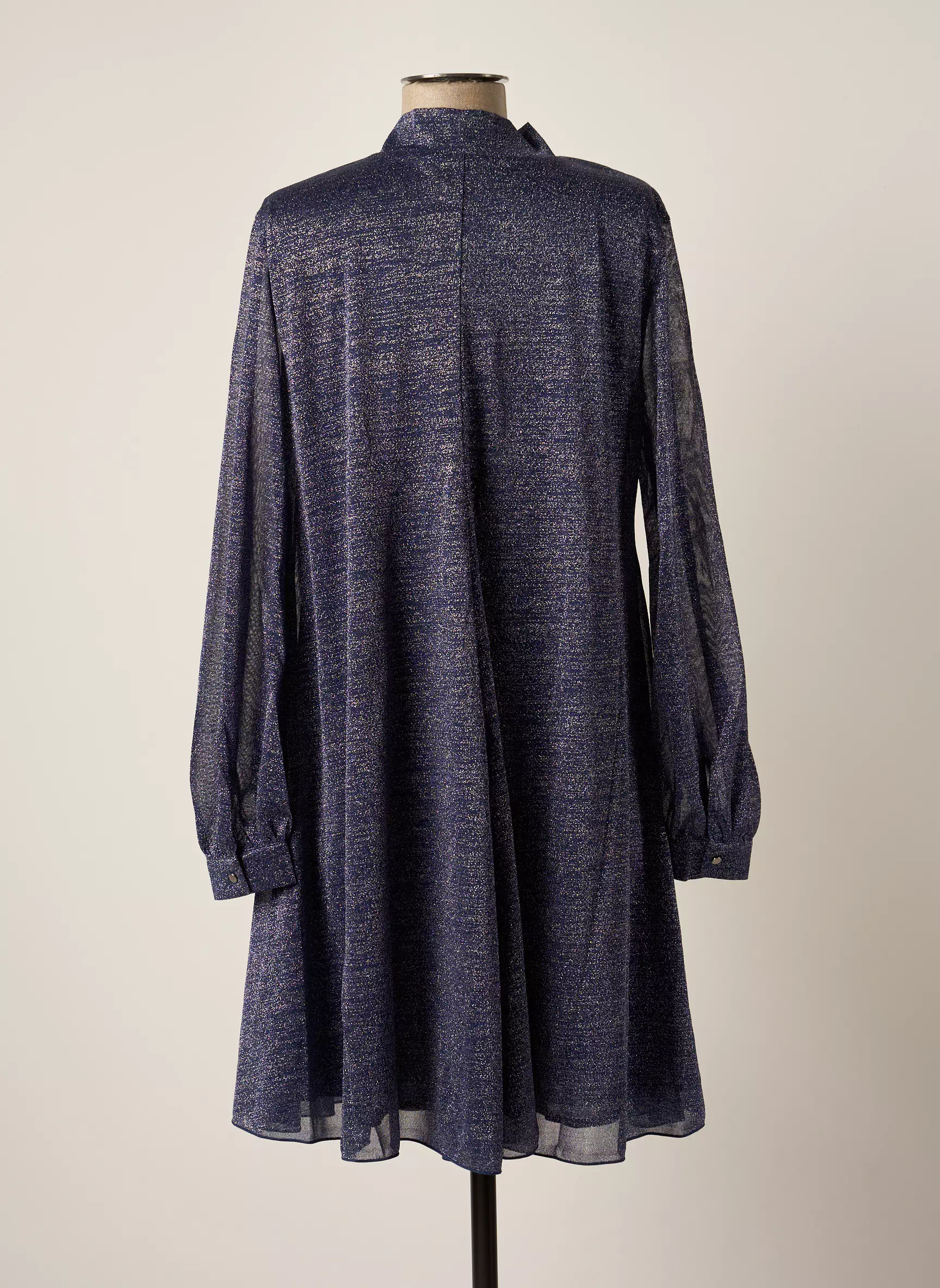 Max   Co Robes Courtes Femme couleur bleu