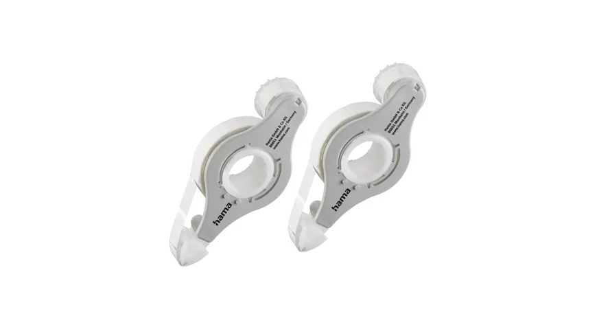 Hama Nachfüllkassetten für Klebe-Roller 2x450 Tapes, permanent, Doppelpack