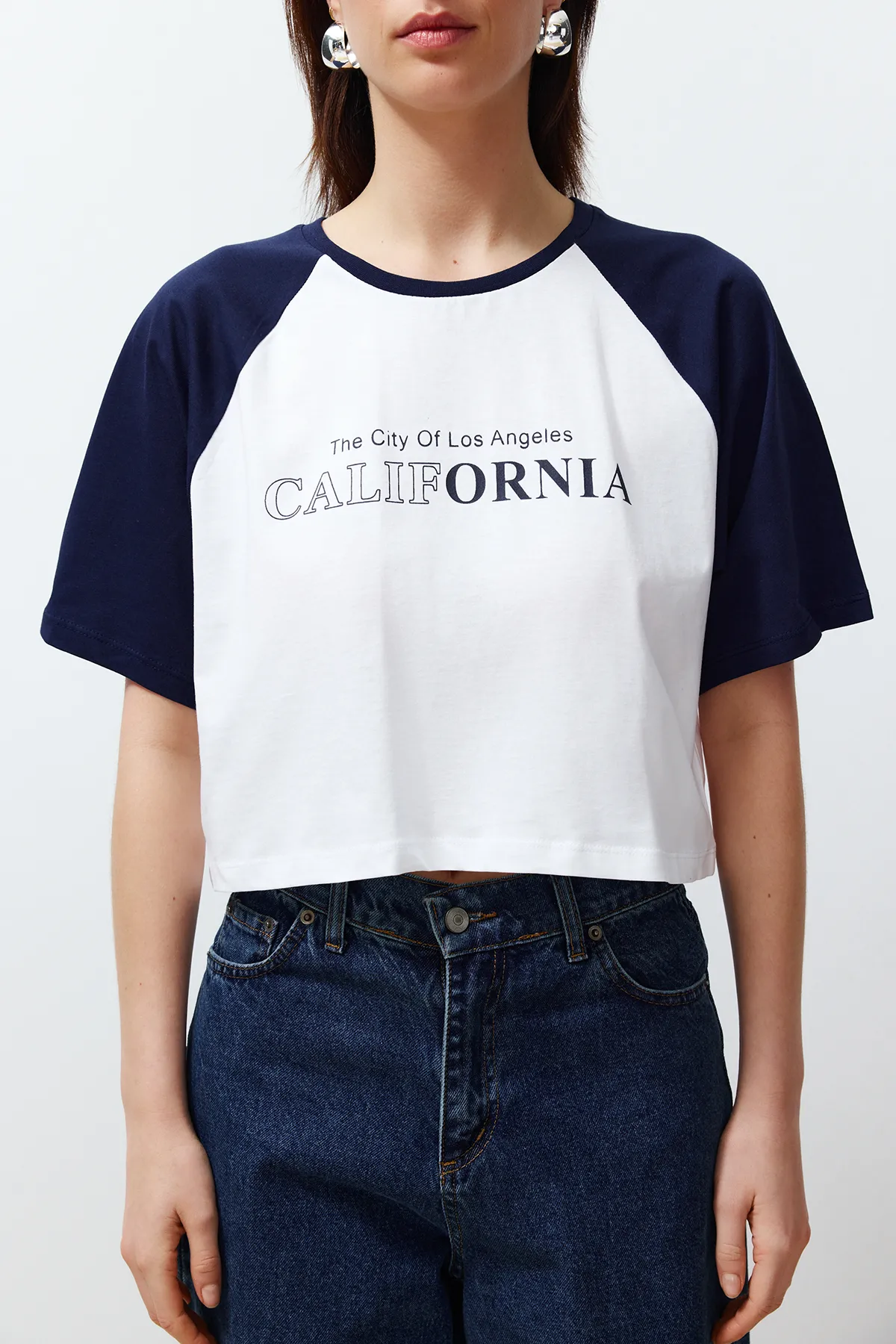 Trendyol Collection  T-Shirt - Weiß - Relaxed Fit