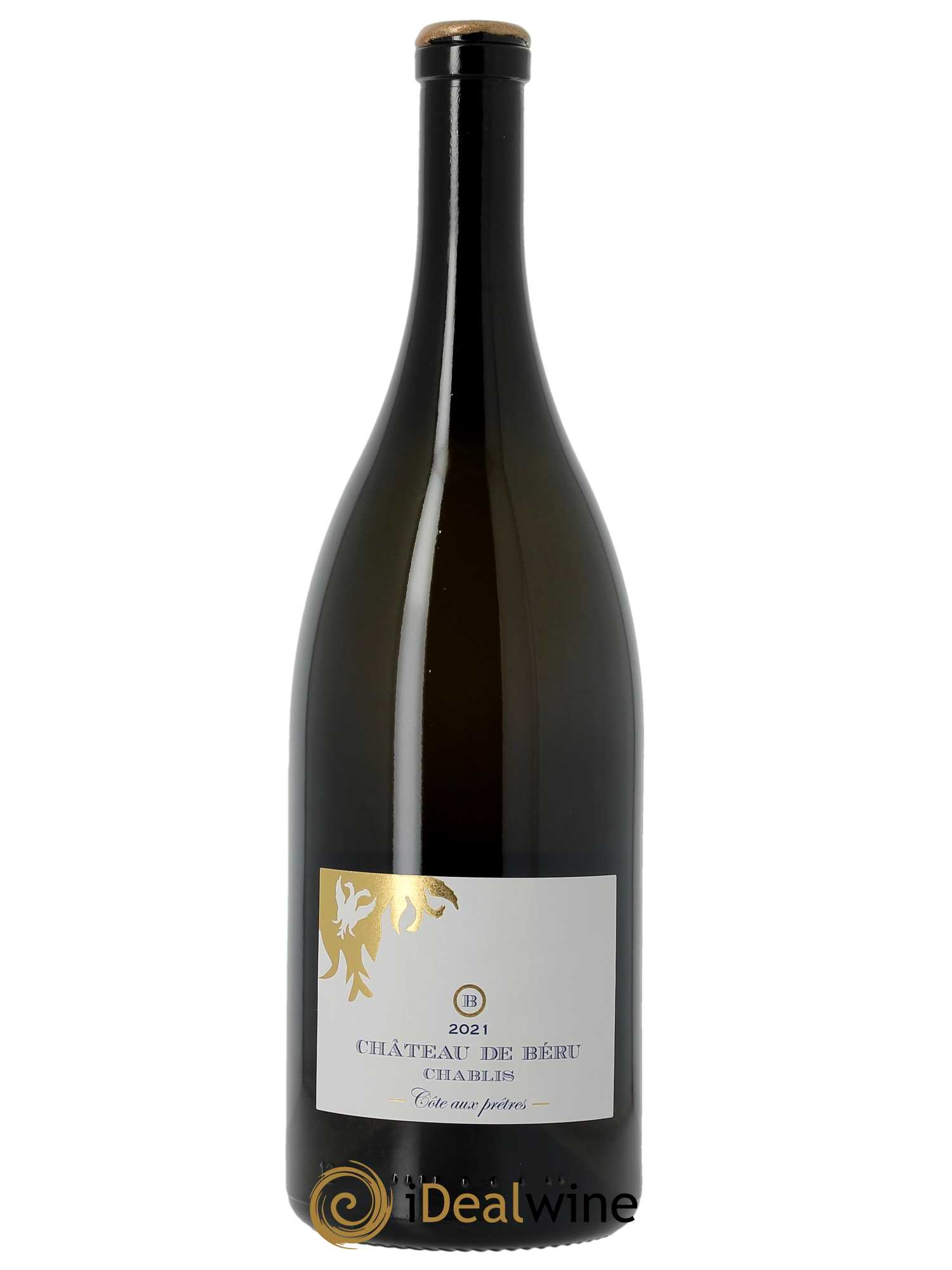 Chablis Côte aux prêtres Château de Béru  2021 - Lot de 1 Magnum