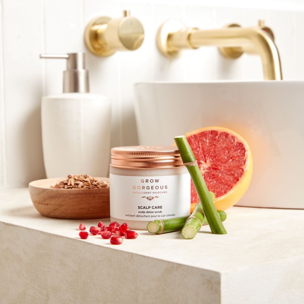 grow gorgeous Exfoliant Détoxifiant pour le cuir chevelu Scrub