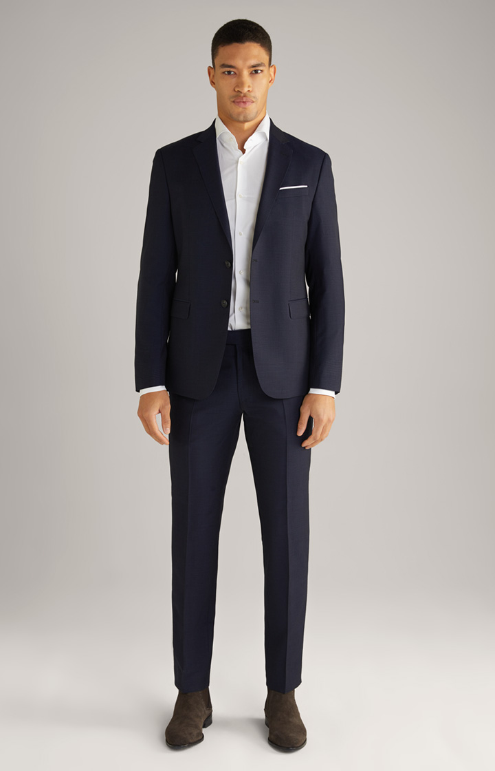 Baukasten-Hose Blayr in Navy strukturiert