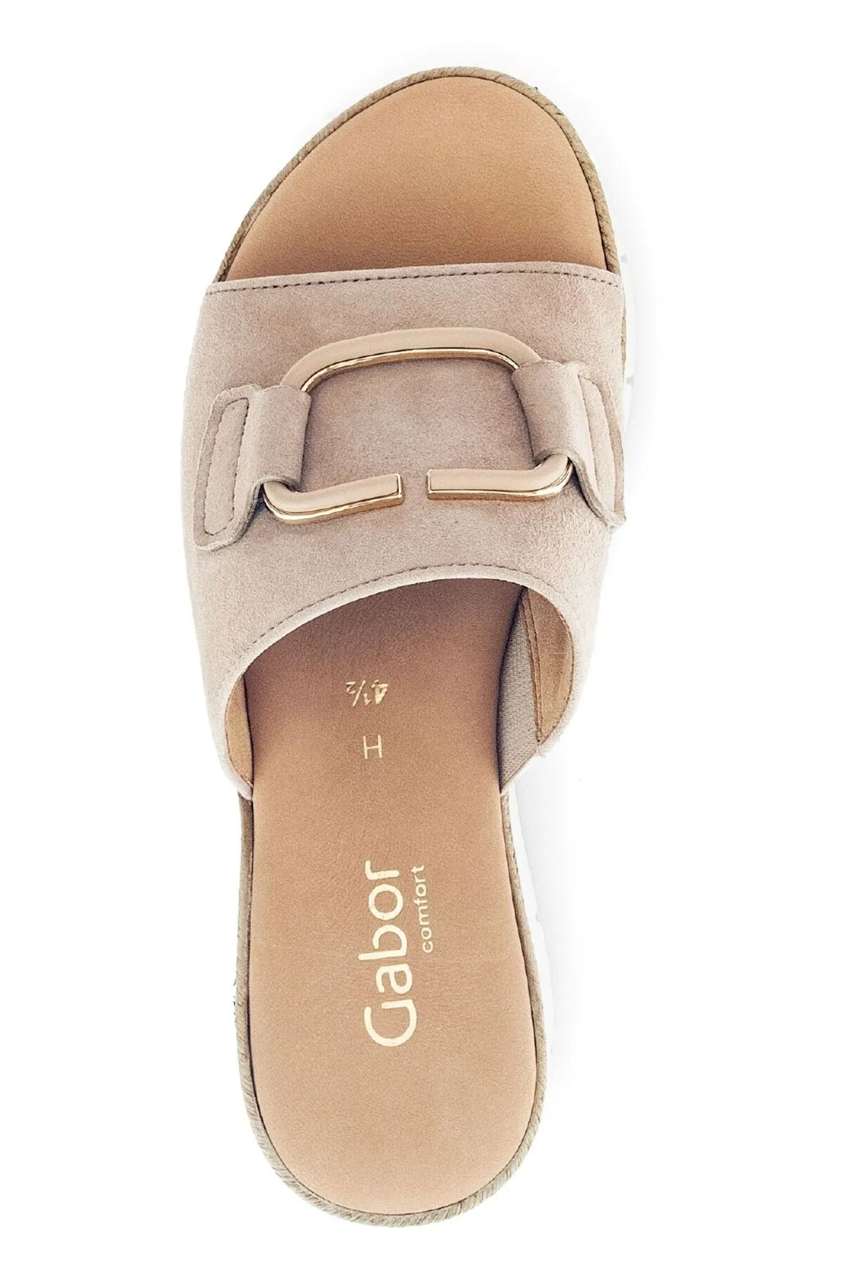 GABOR  Hausschuh - Beige - Keilabsatz