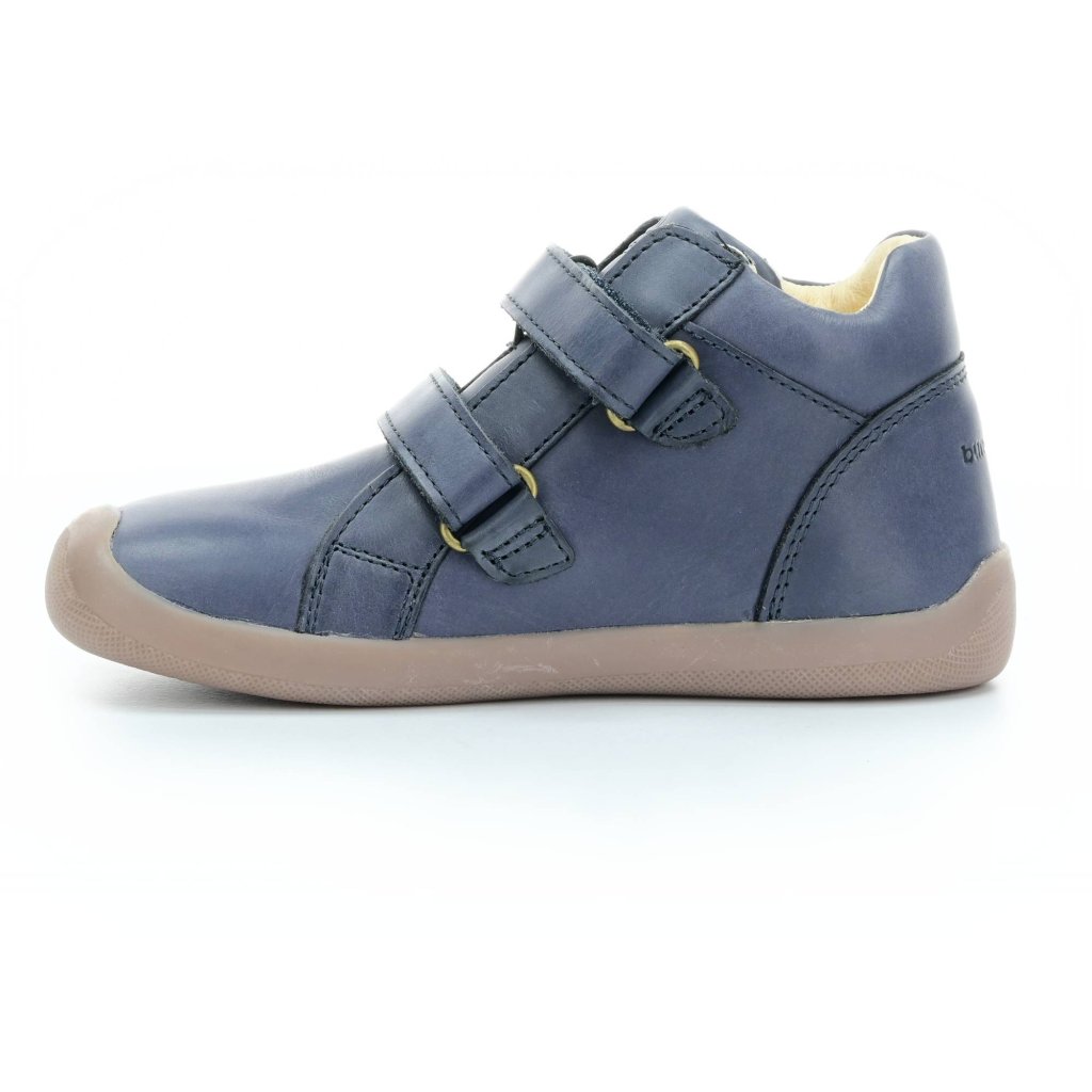 Bundgaard The Walk Velcro TEX Night Sky dunkel blaue Mid Cut Barfußschuhe