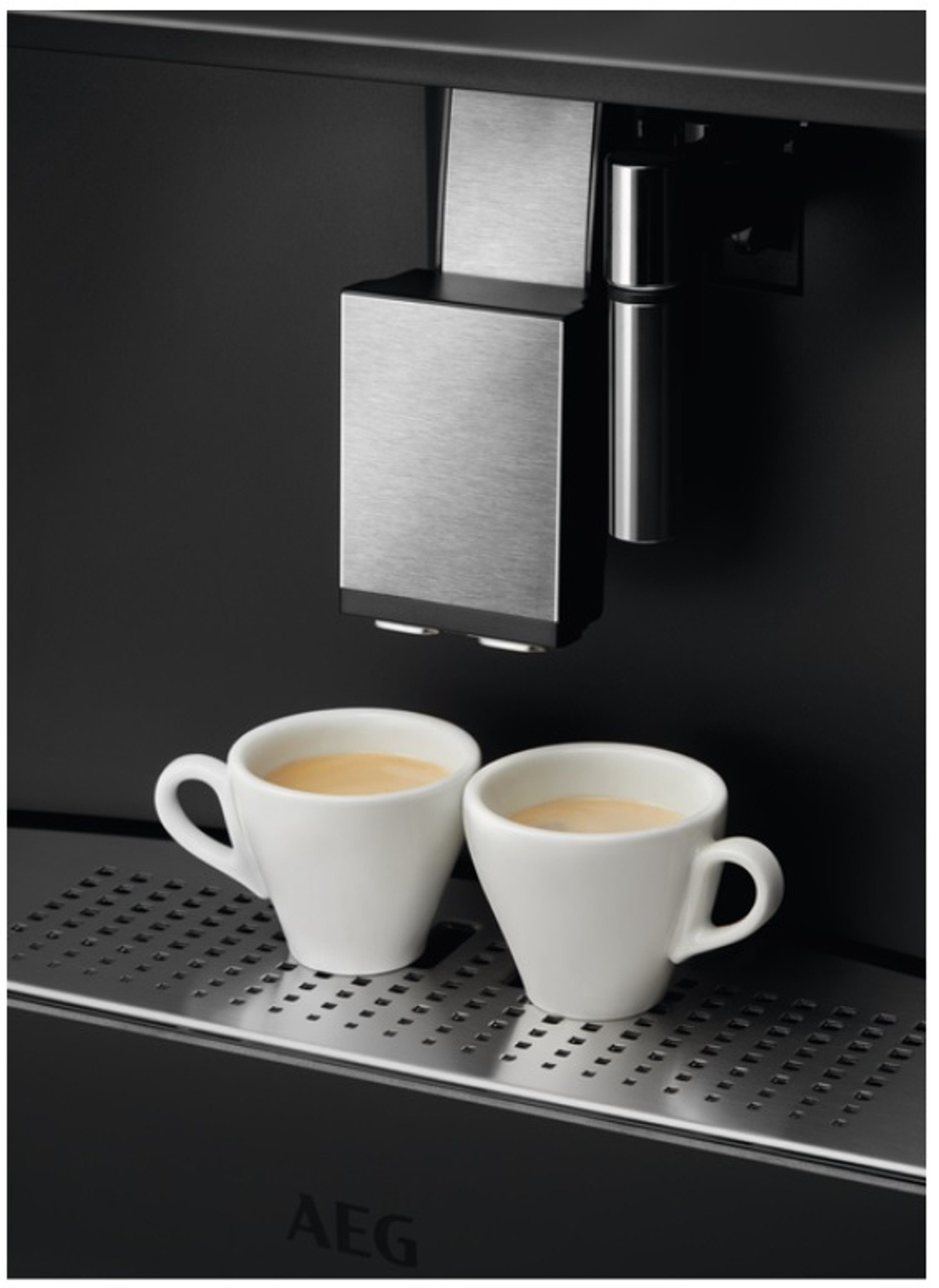 AEG Einbau-Kaffeevollautomat KKK994500B, Premium-Drehwähler mit Berührungssensor und TFT-Farbdisplay