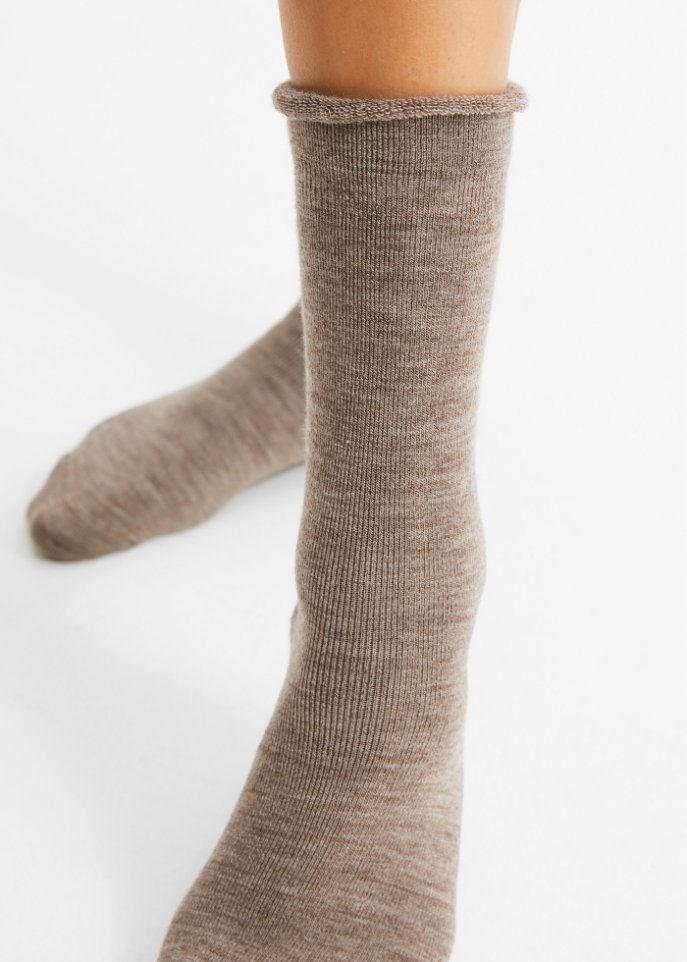 Thermo Socken (4er Pack) mit Umschlagbündchen und Innenfrottee