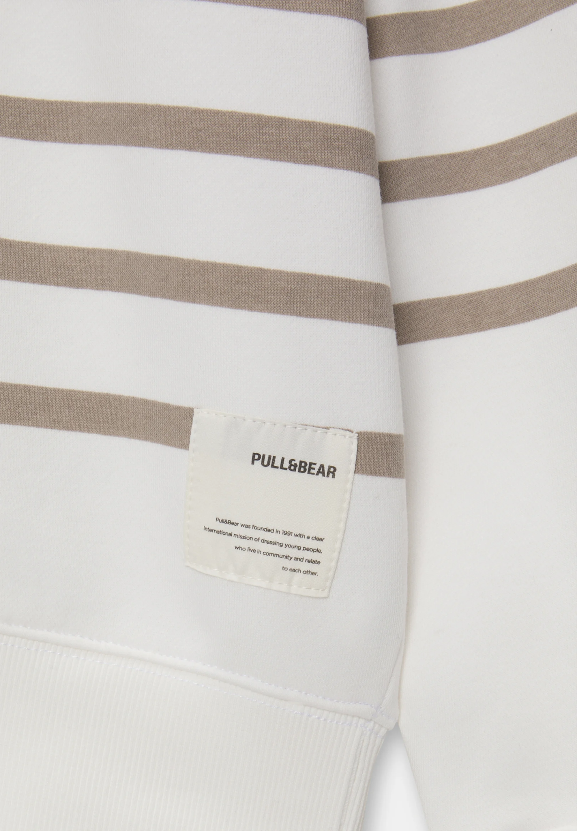 PULL&BEAR RAYAS - Sudadera