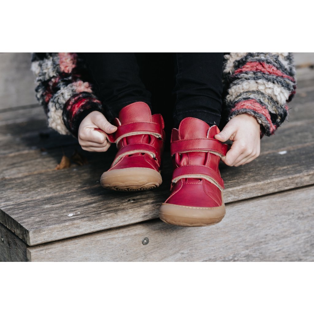 Aylla Chiri Kids Red Winter-Barfußschuhe