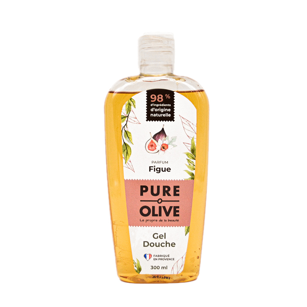 pure olive Gel douche parfum figue Gel douche