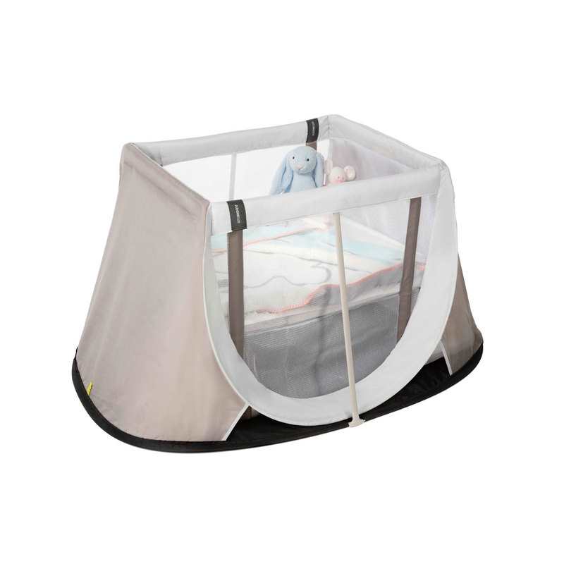 Lit parapluie pop-up Instant Travel Cot White Sand Aeromoov