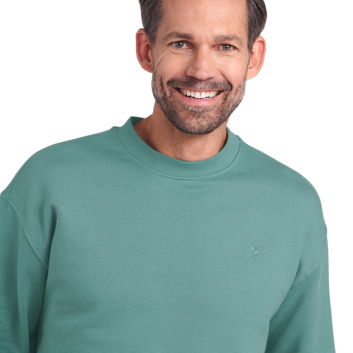 Herren Sweatshirt mit Rundhalsausschnitt