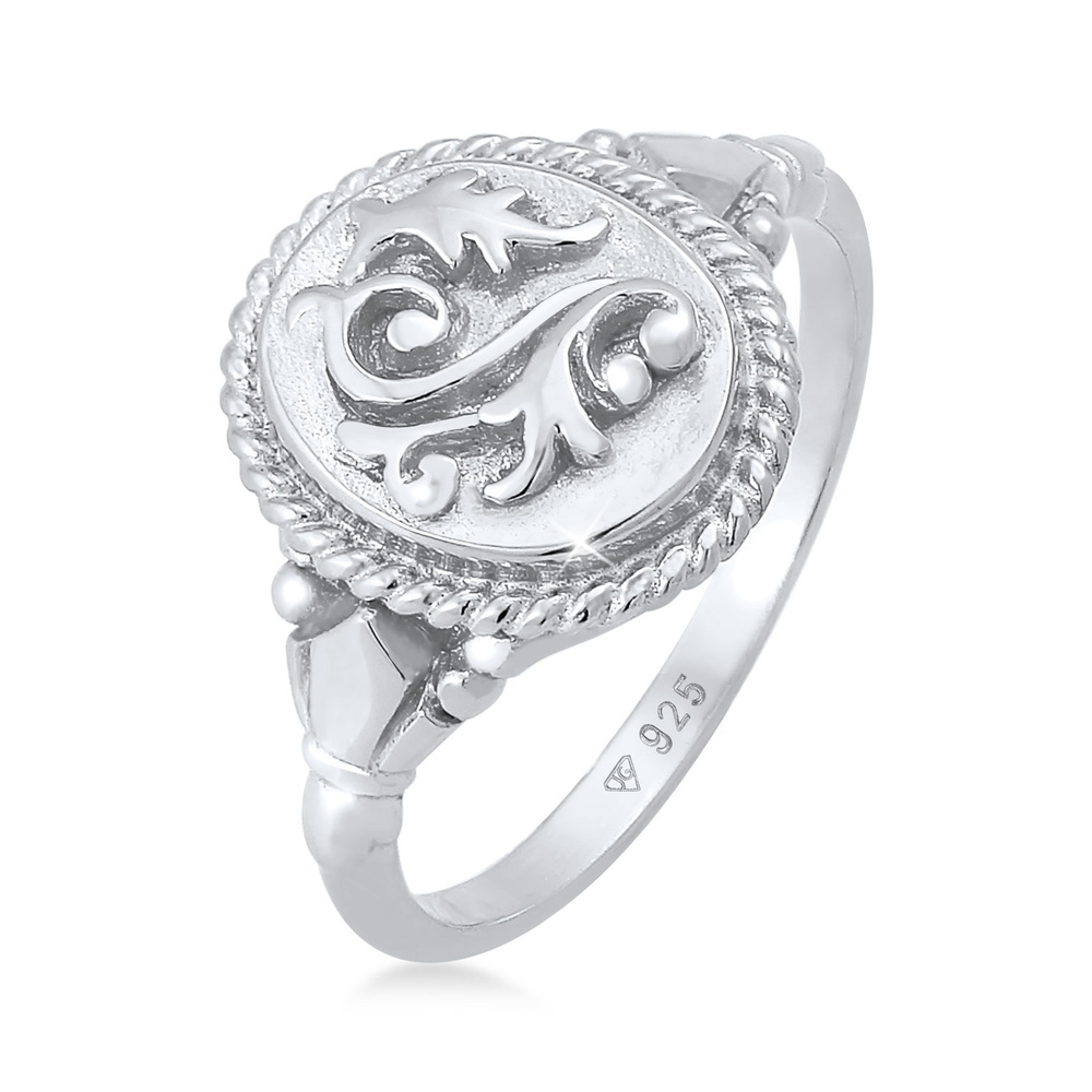 Elli Elli Bague Femmes Vintage Ornament Chunky Trend Blogger Trend en argent sterling  Bague