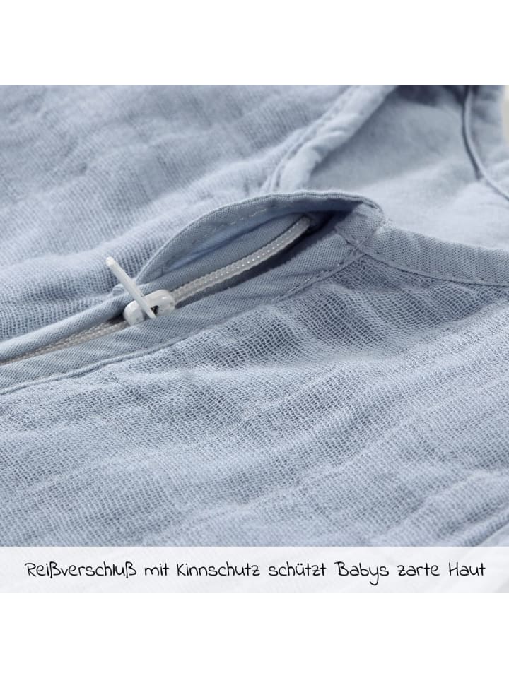 Alvi Sommer-Schlafsack Mull - Light Blue - in blau günstig kaufen 110