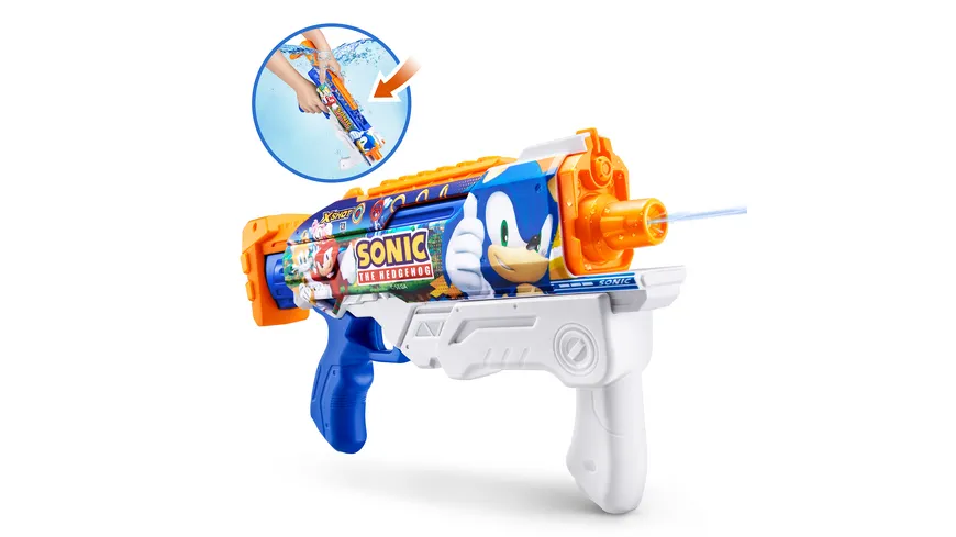 XSHOT Water - Fast Fill Skins Sonic Hyperload Wasserblaster