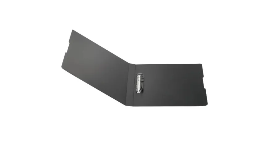 herlitz Ringbuch A4 schwarz opak schwarz