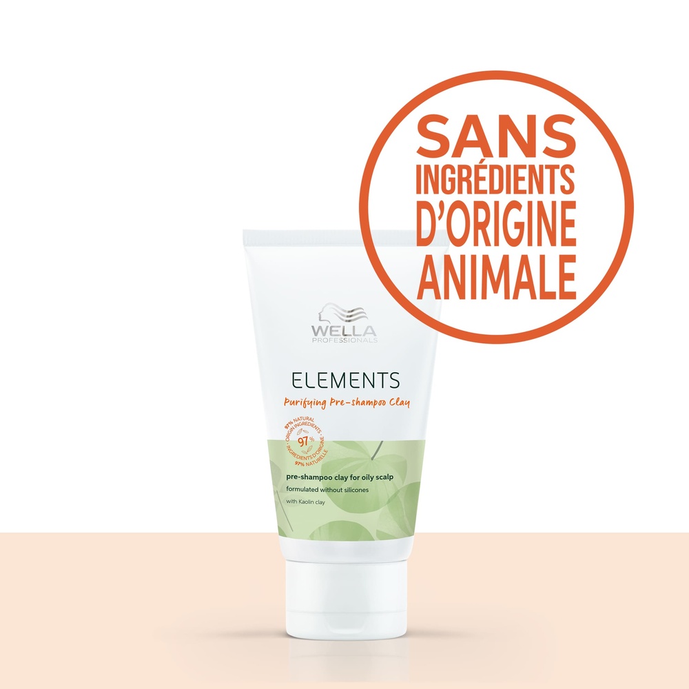 Wella Argile Pré-shampoo Purifying  Elements Masque hydratant pour tous types de cheveux